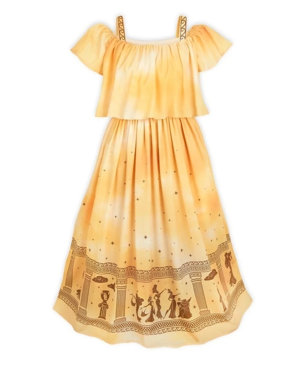 Disney Dress Shop BNWT Yellow Hercules Magara Dress Size Large